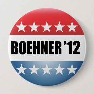 BADGE ROND 10 CM JOHN BOEHNER