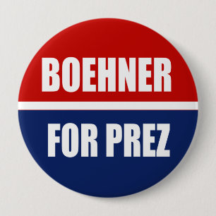BADGE ROND 10 CM JOHN BOEHNER 2012