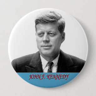 Badge Rond 10 Cm John F. Kennedy