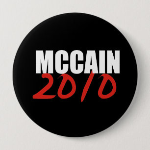 Badge Rond 10 Cm JOHN MCCAIN Électricité