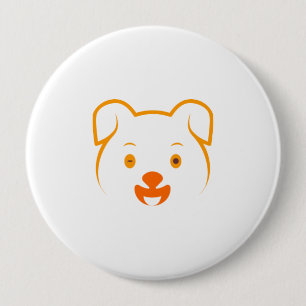 Badge Rond 10 Cm Joli chiot