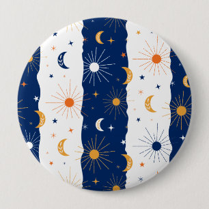 Badge Rond 10 Cm Jour et nuit