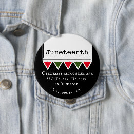 Badge Rond 10 Cm Juneteenth Quote National American Holiday
