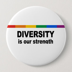 Badge Rond 10 Cm La diversité est une force