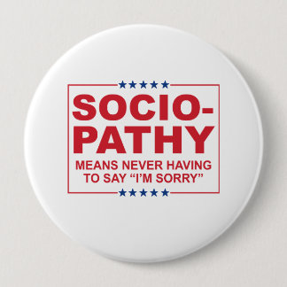 Badge Rond 10 Cm L'Anti-Atout - asocialité - ne devant jamais