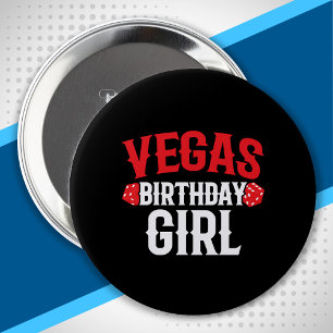 Badge Rond 10 Cm Las Vegas Anniversaire Fête Vegas Anniversaire Fil