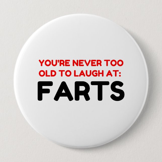 Badge Rond 10 Cm Lauder Farts (Devant)