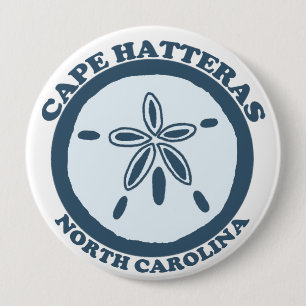 Badge Rond 10 Cm Le Cap Hatteras.