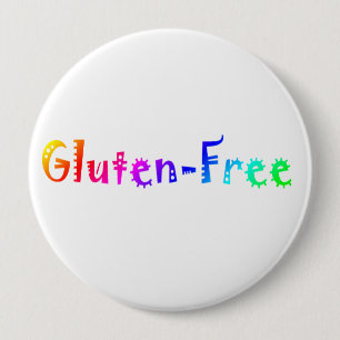 Badge Rond 10 Cm Le gluten libèrent