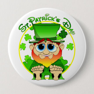 Badge Rond 10 Cm Le jour de St Patrick