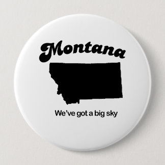 Badge Rond 10 Cm Le Montana - grand ciel