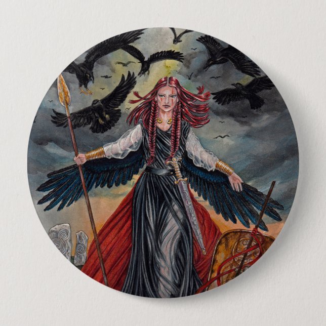 Badge Rond 10 Cm Le Morrigan (Devant)