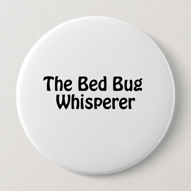 Badge Rond 10 Cm le murmure des insectes du lit (Devant)