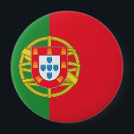 Badge Rond 10 Cm Le Portugal<br><div class="desc">DRAPEAUX DE L'EUROPE : T-shirts européen de drapeau,  habillement européen de drapeau,  T-shirts européen et cadeaux européens</div>
