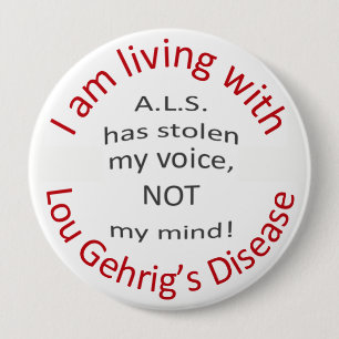 Badge Rond 10 Cm Le SAL a volé ma voix