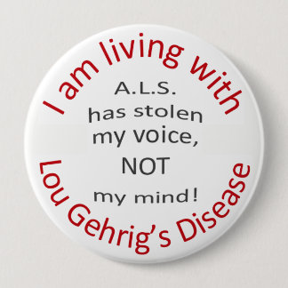 Badge Rond 10 Cm Le SAL a volé ma voix