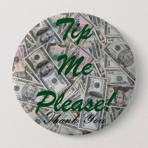 Badge Rond 10 Cm Le serveur m'inclinent bouton