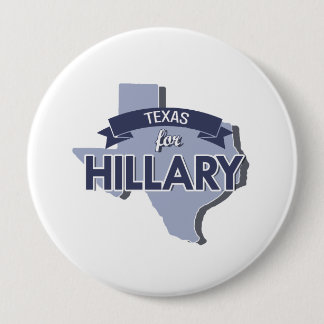 BADGE ROND 10 CM LE TEXAS POUR HILLARY - .PNG