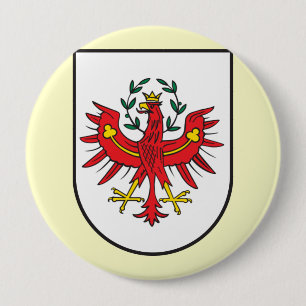 Badge Rond 10 Cm Le Tirol Wappen, Autriche