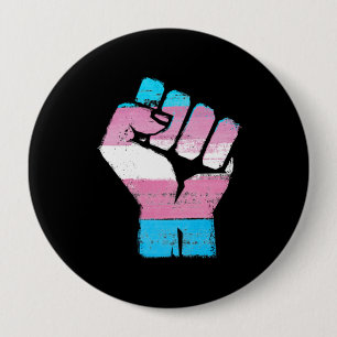 Badge Rond 10 Cm Le transport RÉSISTENT au POING - l'illustration