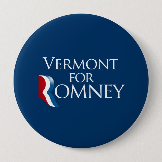 Badge Rond 10 Cm Le Vermont pour Romney - .png (Devant)