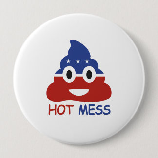 Badge Rond 10 Cm Les remous politiques 