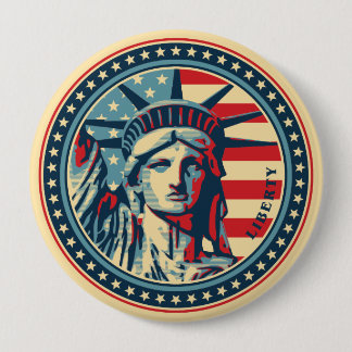 Badge Rond 10 Cm Liberté pour tous !