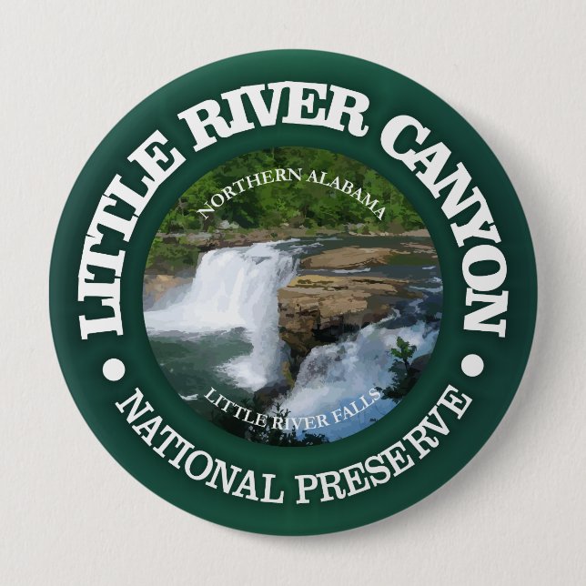 Badge Rond 10 Cm Little River Nat. Conserver (OBP) (Devant)