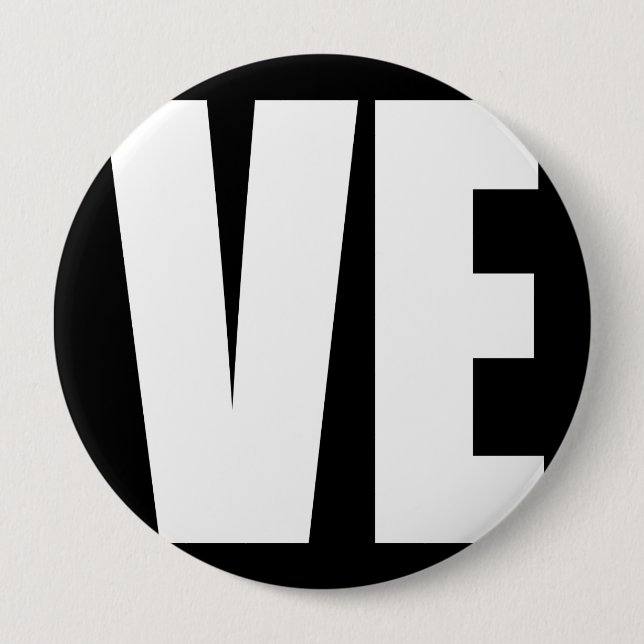 BADGE ROND 10 CM (LO) LE VE (Devant)