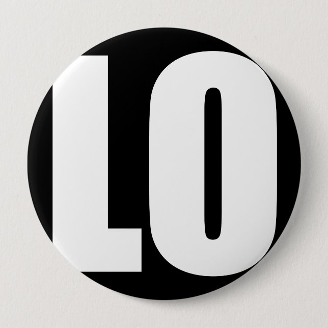 BADGE ROND 10 CM LO(VE) (Devant)
