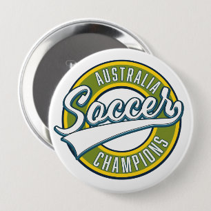 Badge Rond 10 Cm Logo des champions australiens de football.