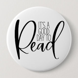 Badge Rond 10 Cm Louveur du livre de lecture
