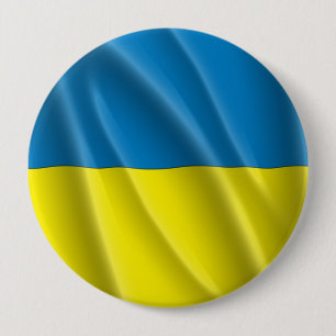 BADGE ROND 10 CM L'UKRAINE