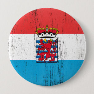 Badge Rond 10 Cm Luxembourg belge