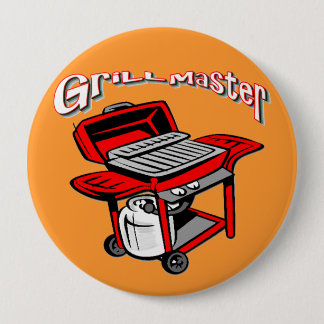 Badge Rond 10 Cm Maître de gril