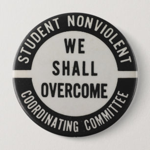 Badge Rond 10 Cm marche sur le bouton de Washington 1963