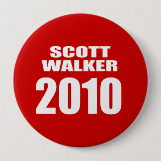BADGE ROND 10 CM MARCHEUR DE SCOTT POUR LE GOUVERNEUR
