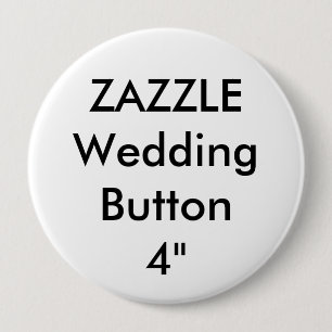 Badge Rond 10 Cm Mariage Personnalisé Grand Bouton Arrondi De 4"