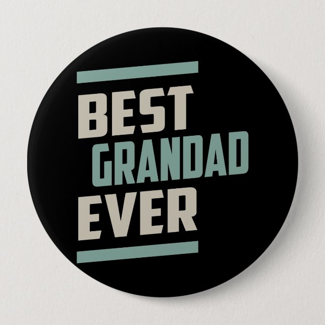 Badge Rond 10 Cm Meilleur Grand Jour (Devant)