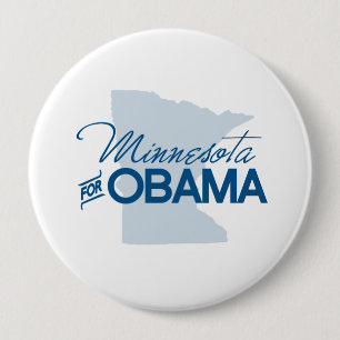 Badge Rond 10 Cm Minnesota pour Obama.png