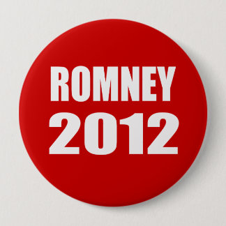 BADGE ROND 10 CM MITT ROMNEY 2012