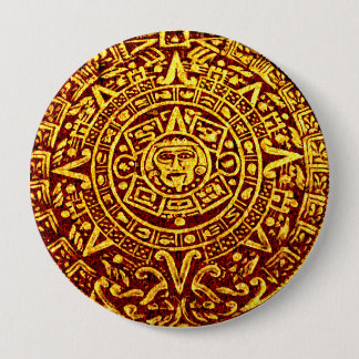 Badge Rond 10 Cm Mon calendrier maya (Pin-Sur le bouton)