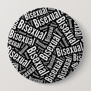 Badge Rond 10 Cm MOT BISEXUAL MOTIF BLANC -.png