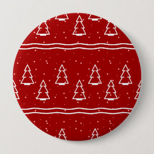 Badge Rond 10 Cm Motif de Noël 116