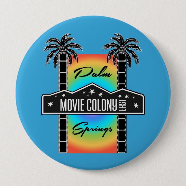 BADGE ROND 10 CM MOVIE COLONY EST (Devant)