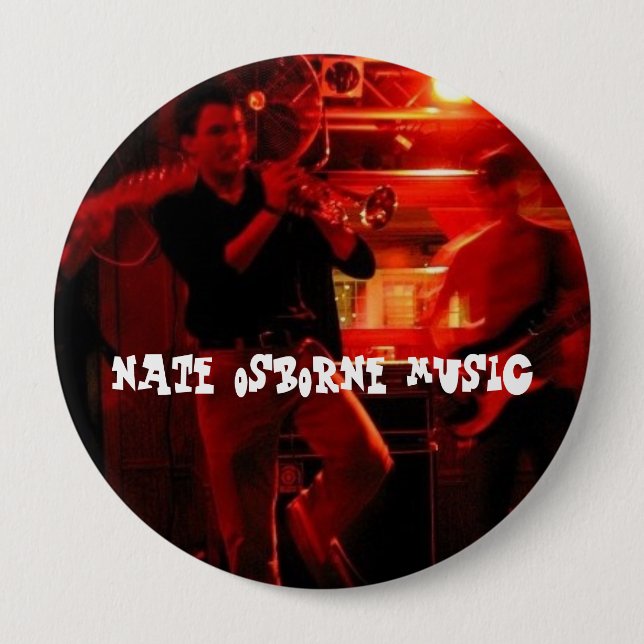 Badge Rond 10 Cm Musique de Nate Osborne (Devant)
