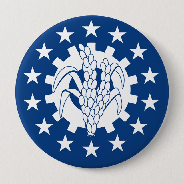 Badge Rond 10 Cm Myanmar (Devant)