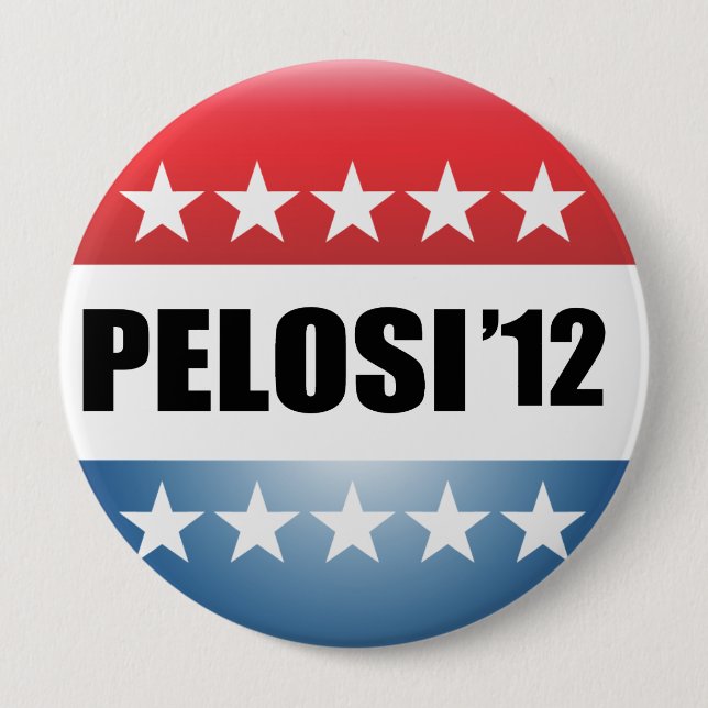 BADGE ROND 10 CM NANCY PELOSI (Devant)