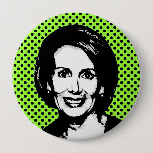 Badge Rond 10 Cm Nancy Pelosi 2