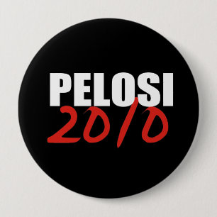 Badge Rond 10 Cm NANCY PELOSI Électricité